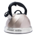 Tetera de Acero Inoxidable Texturizada 3L con Mango Anticalor y Apertura Segura UYO-TET-W - Sand