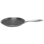 Pizza Pan Comal de 28 cm Triple Capa de Acero Inoxidable 304 Antiadherente UYO-Pizza Pan