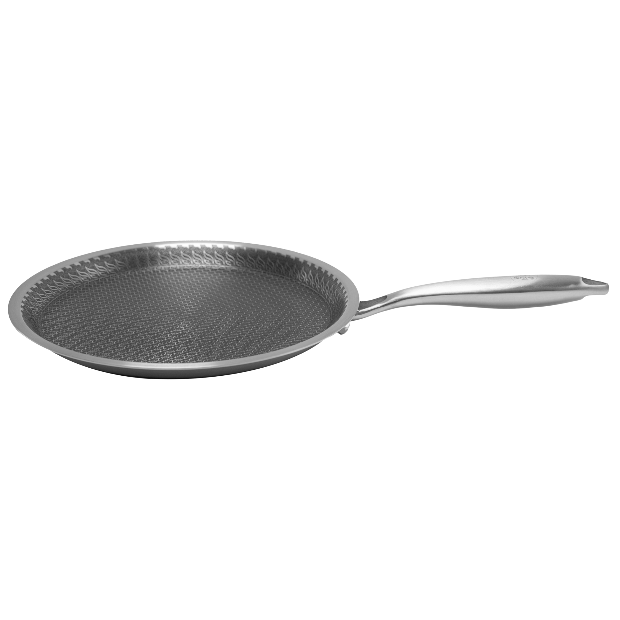 Pizza Pan Comal de 28 cm Triple Capa de Acero Inoxidable 304 Antiadherente UYO-Pizza Pan