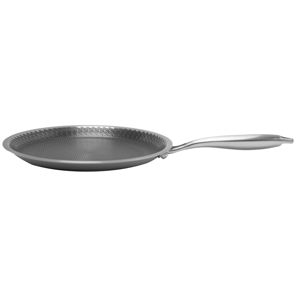 Pizza Pan Comal de 28 cm Triple Capa de Acero Inoxidable 304 Antiadherente UYO-Pizza Pan