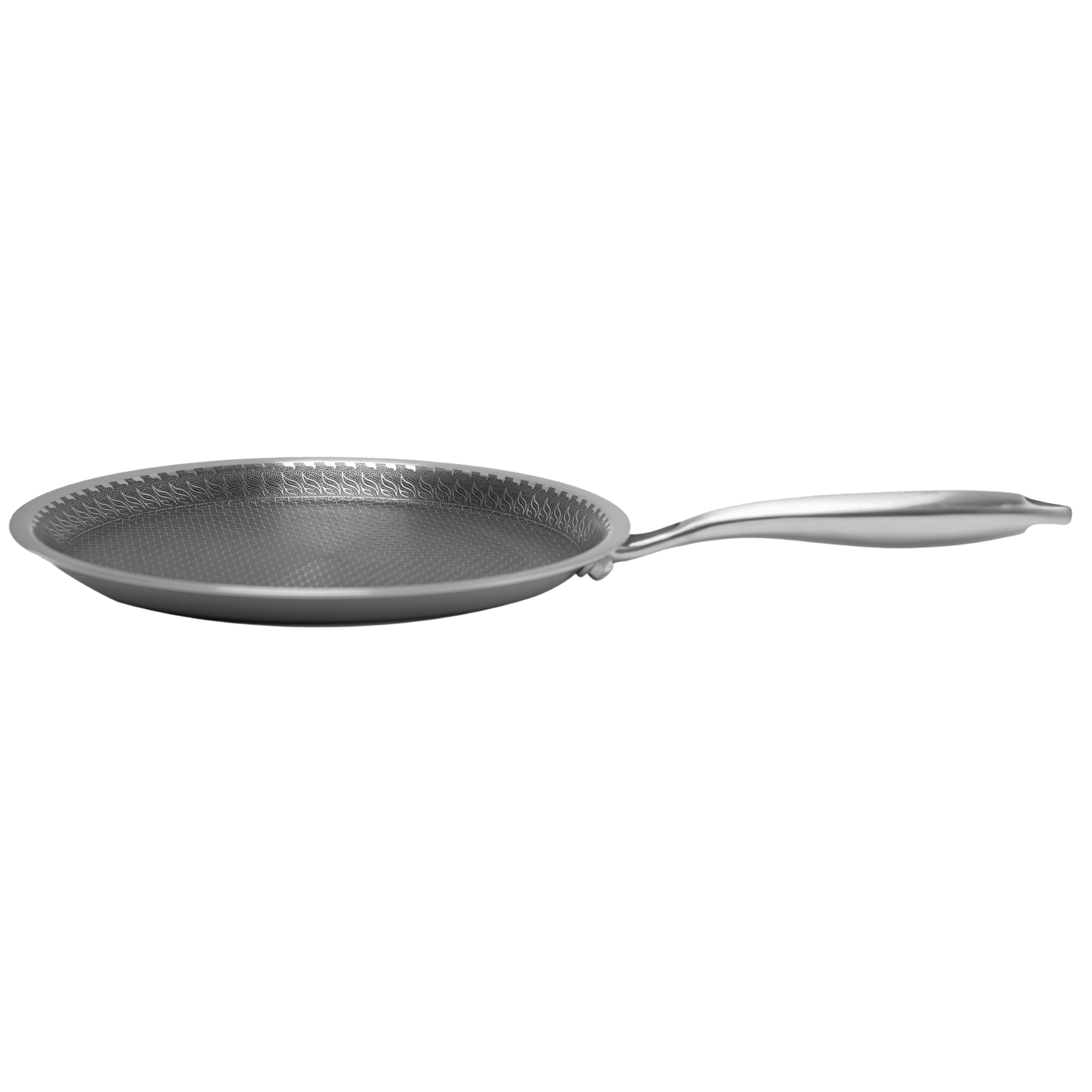 Pizza Pan Comal de 28 cm Triple Capa de Acero Inoxidable 304 Antiadherente UYO-Pizza Pan