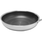 Sartén 28 cm Triple Capa de Acero Inoxidable 304 Antiadherente UYO-S28