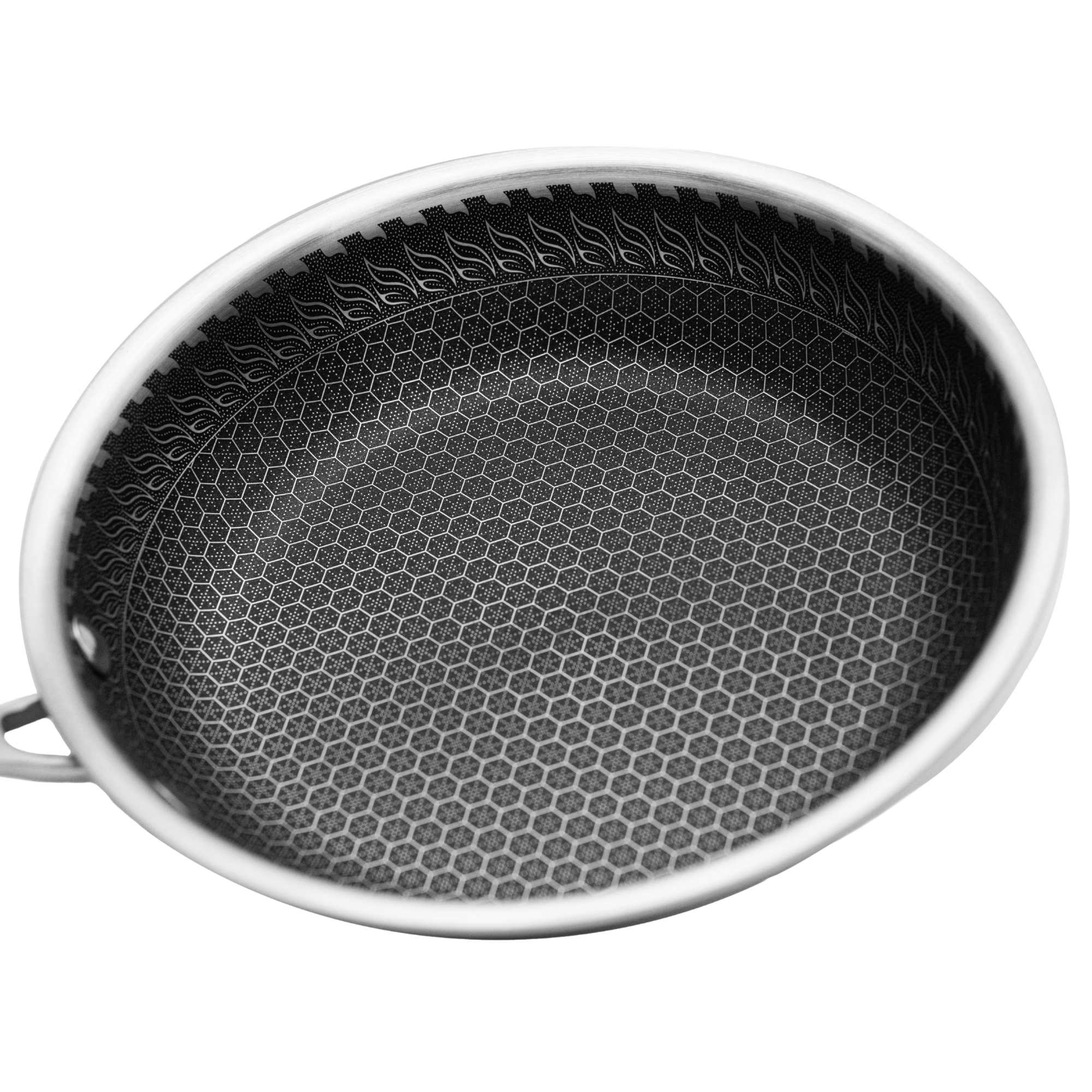 Sartén 20 cm Triple Capa de Acero Inoxidable 304 Antiadherente UYO-S20