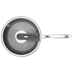 Sartén 28 cm Triple Capa de Acero Inoxidable 304 Antiadherente UYO-S28